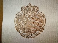 armoiries Princesse Marguerite de Bourbon par Xavier d’Andeville